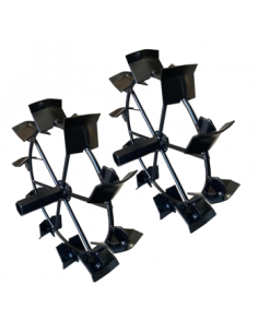 Set Ruedas Metálicas de Tracción