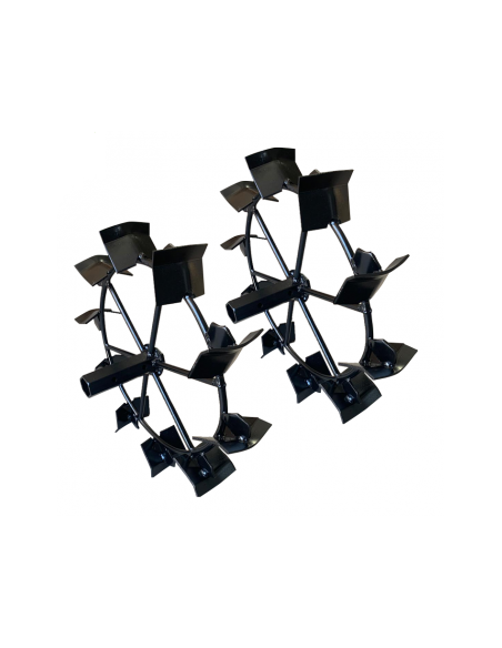 Set Ruedas Metálicas de Tracción