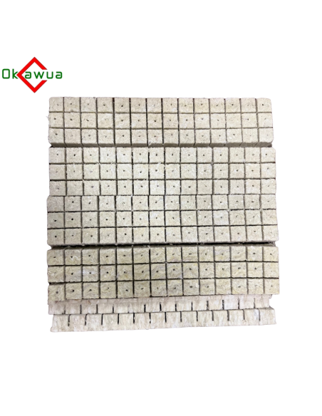 Sustrato Hidropónico Lana de Roca para Almacigo 4x4x4cm