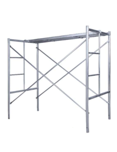 set 3 andamios para la construcción galvanizados con ruedas