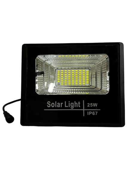 Foco Solar Led con Panel 25w