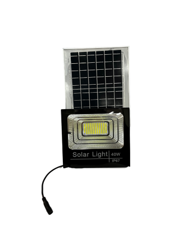 Foco Solar Led con Panel 40w