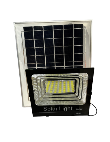 foco solar led 200w mas panel