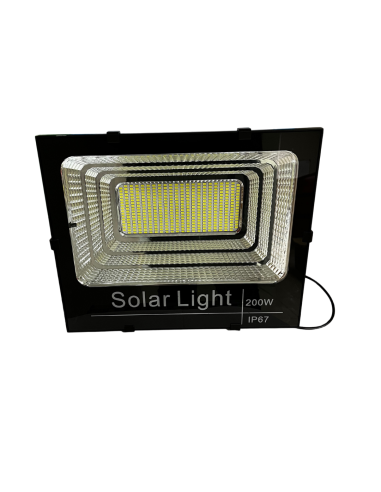 Foco Solar Led 200w con Panel