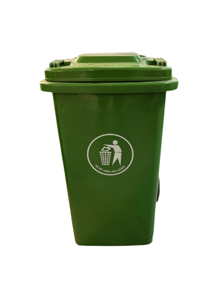 basurero 120 litros color verde