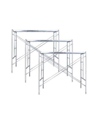 Set 3 Andamios para la Construcción Galvanizados