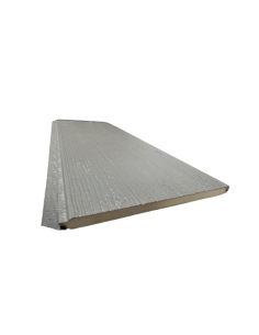 Revestimiento Siding Metálico Madera Gris 5.80m x 38.3cm