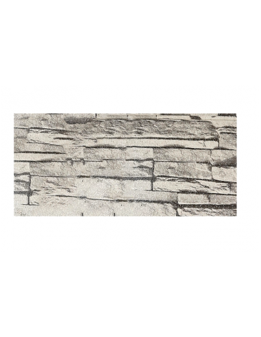 Revestimiento Siding Metálico Piedra Gris 2.90m x 38.3cm