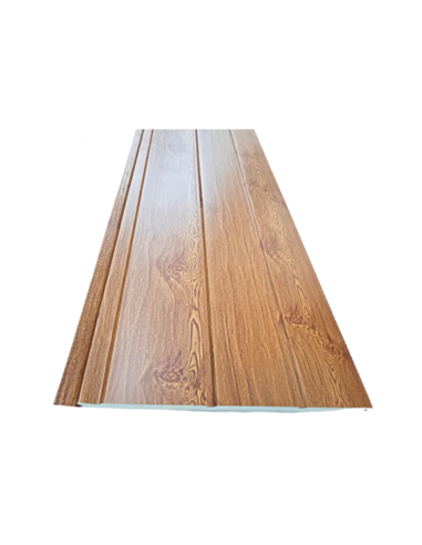 Revestimiento Siding Metálico Madera 2.90m x 38.3cm