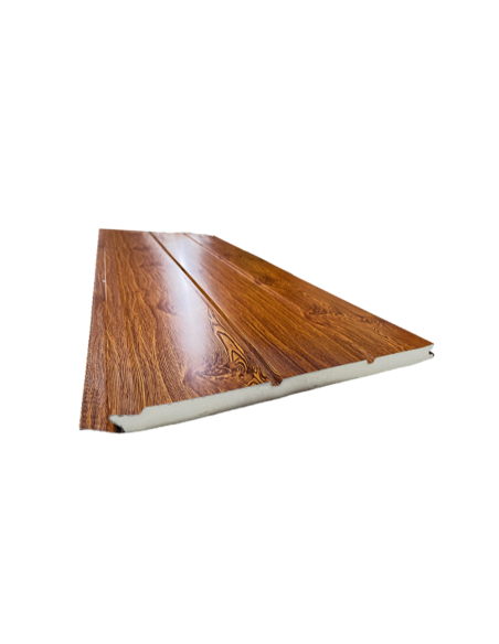 PRE-VENTA Revestimiento Siding Metálico Madera 2.90m x 38.3cm