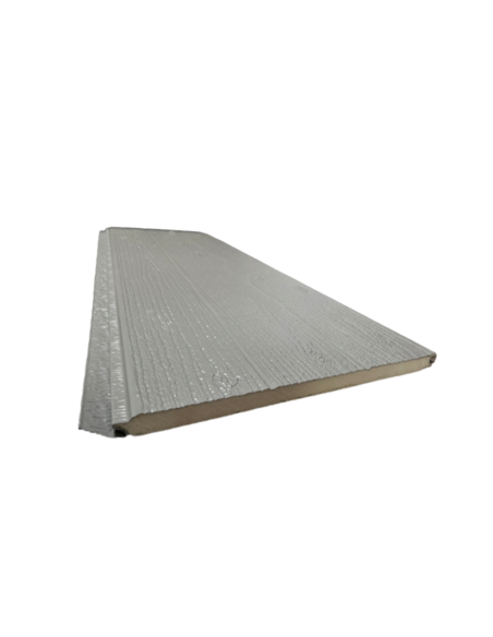 PRE- VENTA Revestimiento Siding Metálico Madera Gris 2.90m x 38.3cm