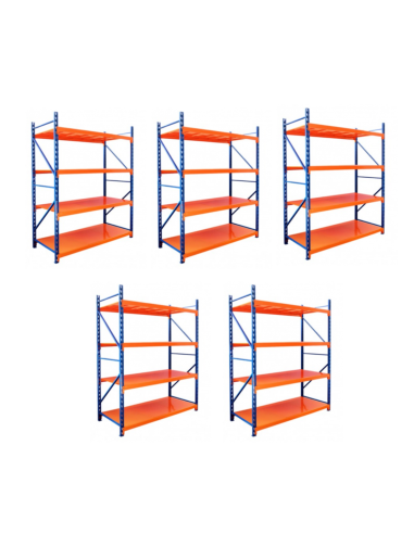 Pack 5 Rack Estanterías Profesional