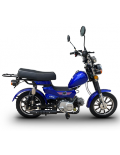 Bicimoto 49cc - 4 Tiempos Azul Bencinera 5 Lts 2