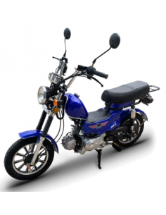Bicimoto 49cc - 4 Tiempos Azul Bencinera 5 Lts