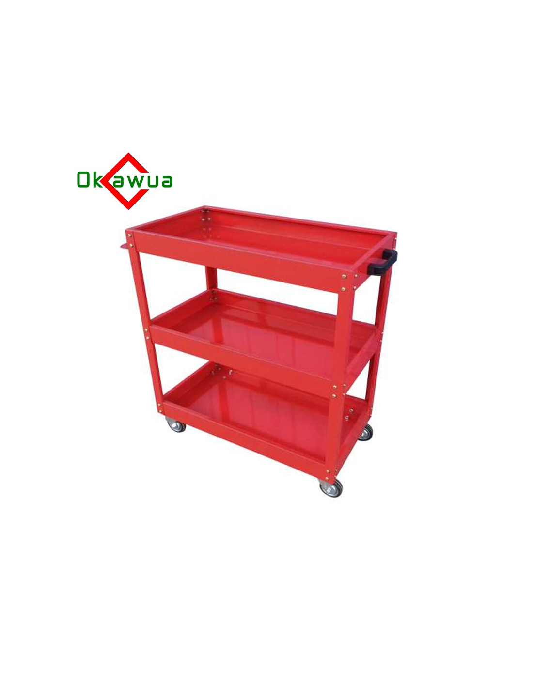 Carro De Herramientas Antivuelco Rojo Armado Eva Ref. Jbm 53036