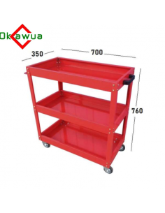 Carro Metálico 3 Niveles para Herramientas 2