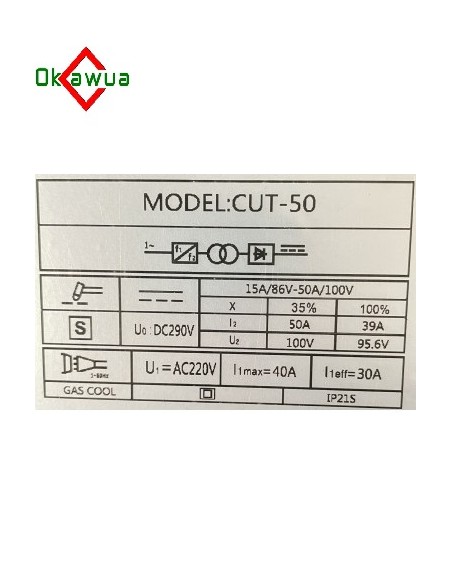 Máquina Cortadora de Plasma CUT 50